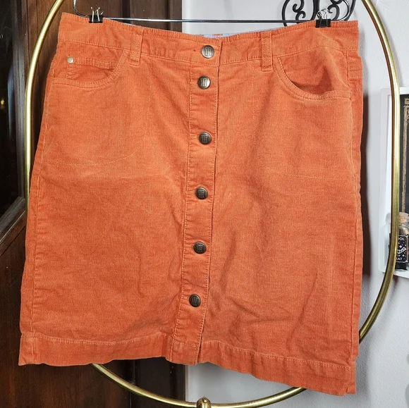 Tommy Hilfiger Women's Corduroy Mini Skirt - Picture 1 of 3